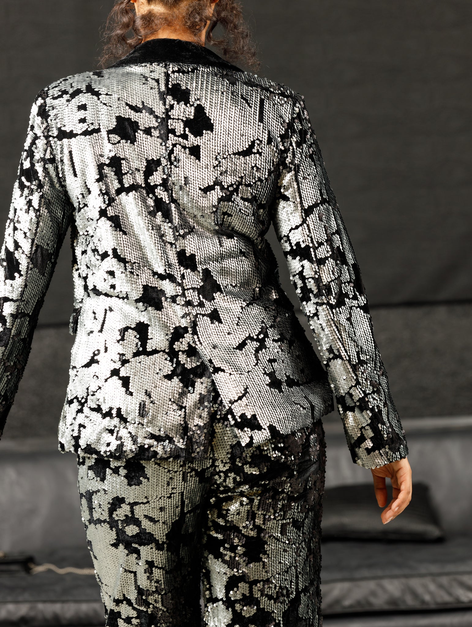 Cam Velvet Sequin Suit
